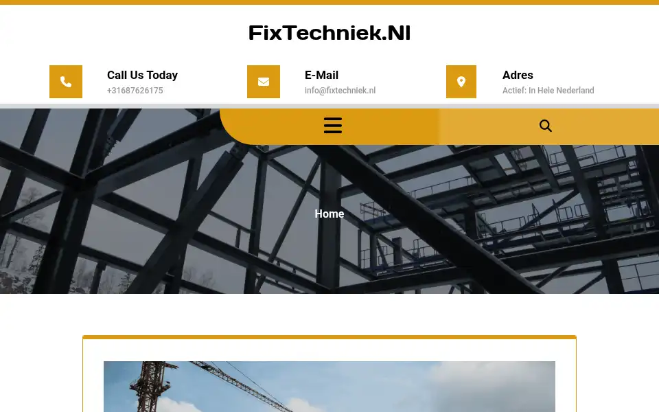 Screenshot of fixtechniek.nl