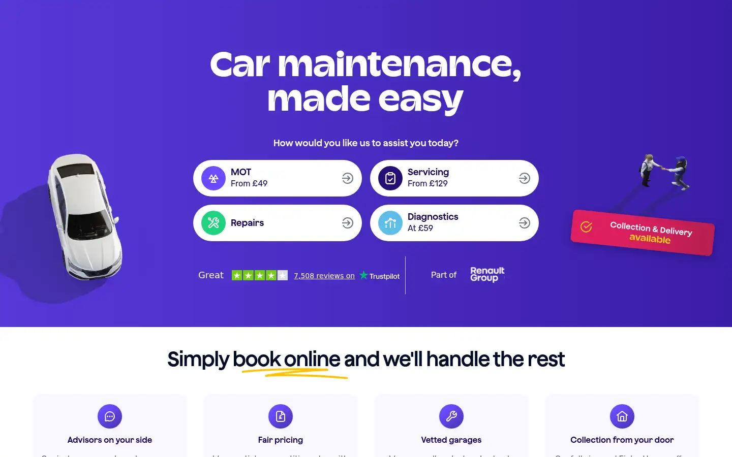 Screenshot of fixter.co.uk