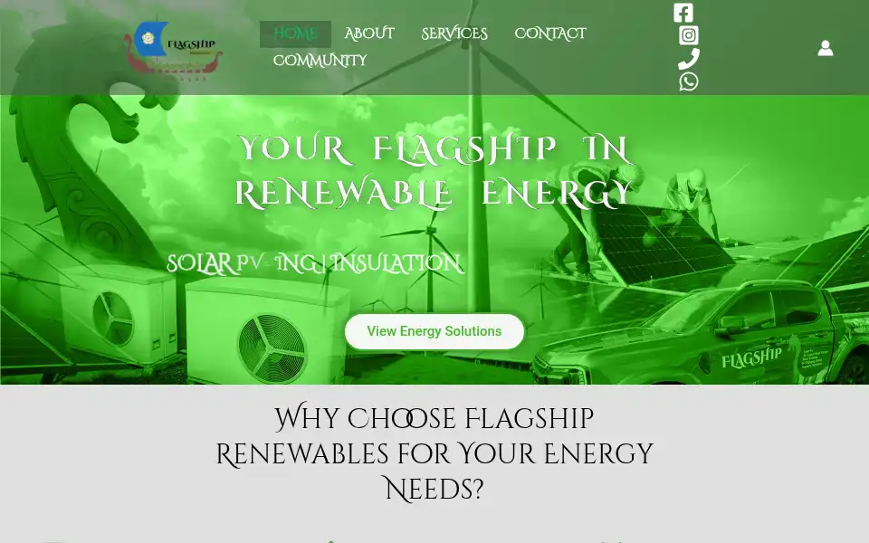 Screenshot of flagship-renewables.com