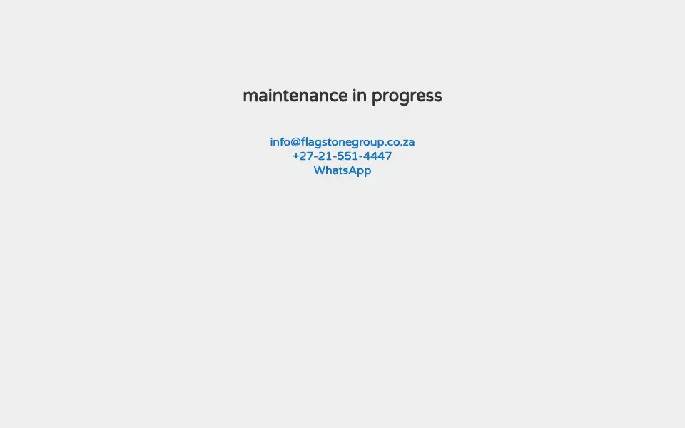 Screenshot of flagstonegroup.co.za