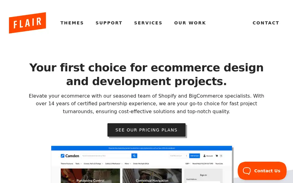 Screenshot of flairconsultancy.com