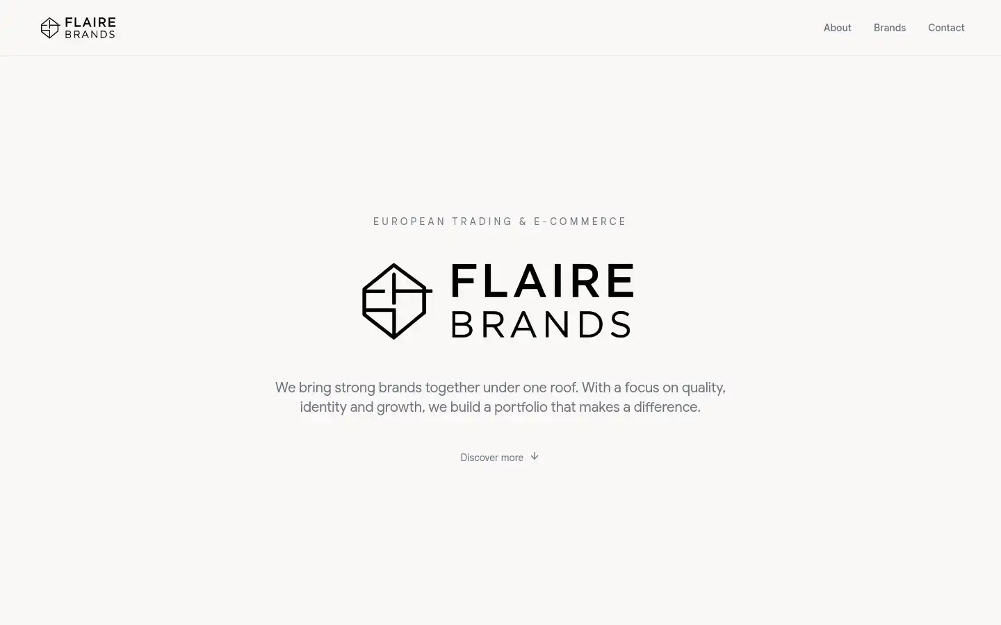 Screenshot of flairebrands.com