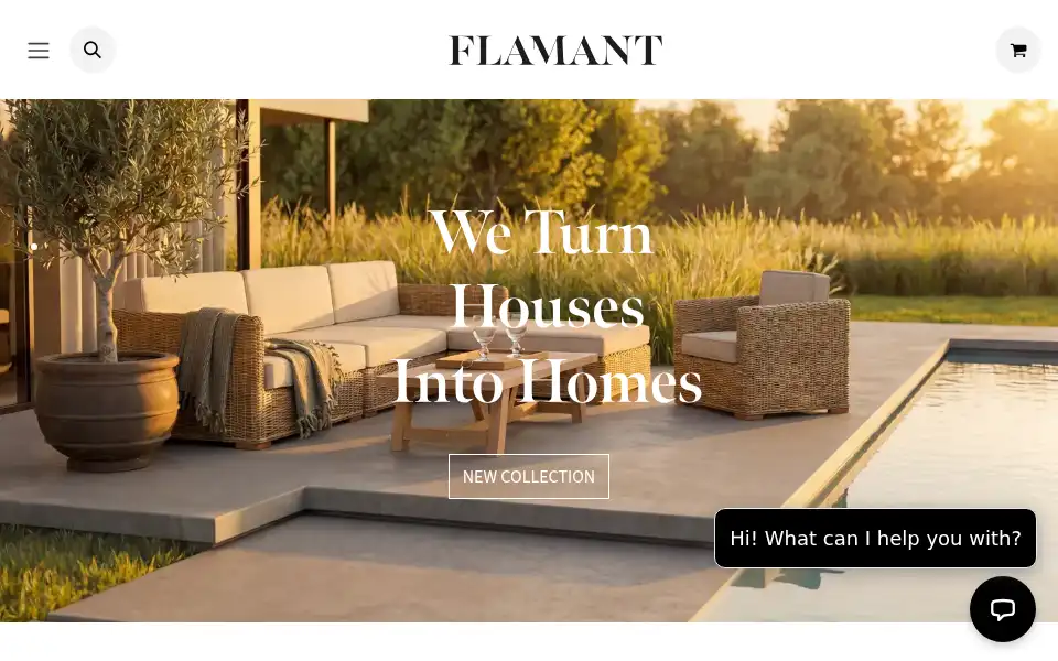 Screenshot of flamant.com