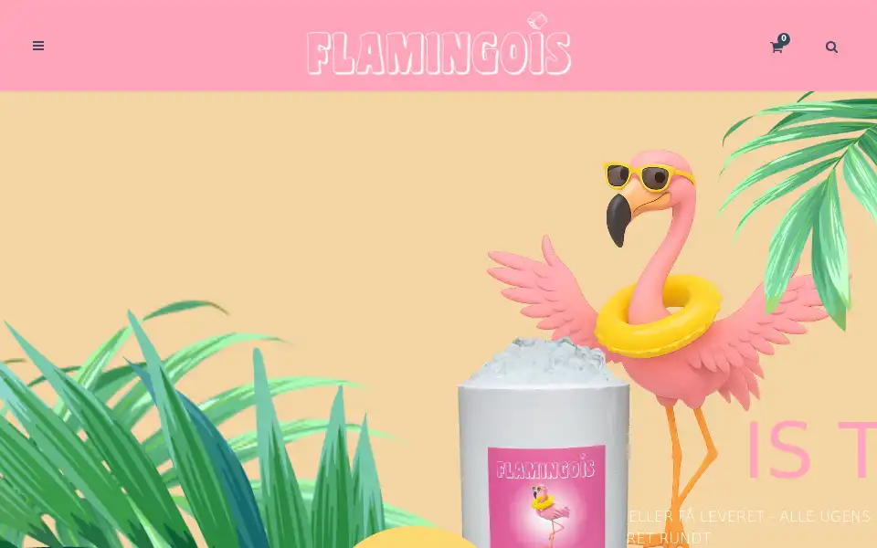 Screenshot of flamingois.dk