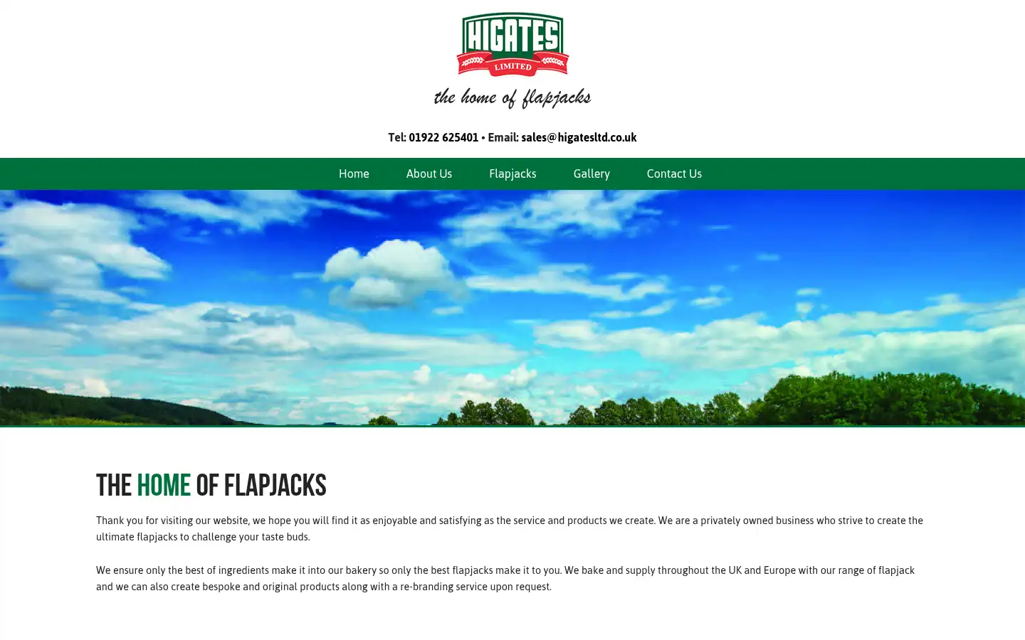 Screenshot of flapjax.co.uk