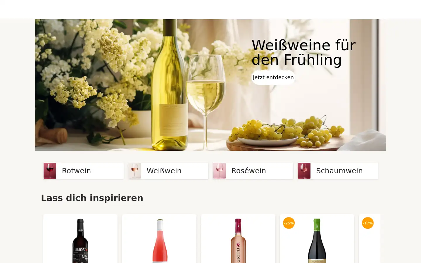 Screenshot of flaschenfinder.de