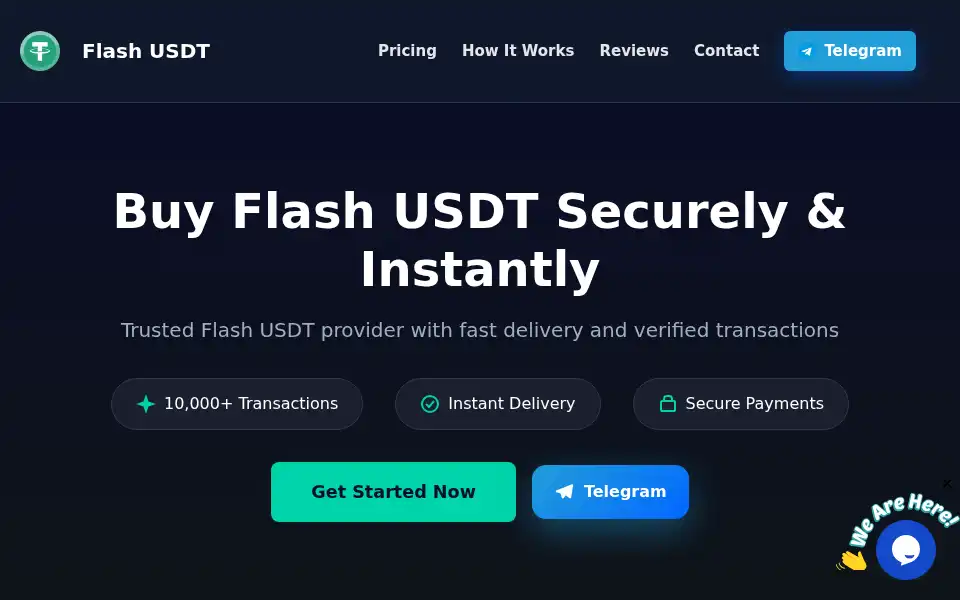 Screenshot of flash-usdt.pages.dev