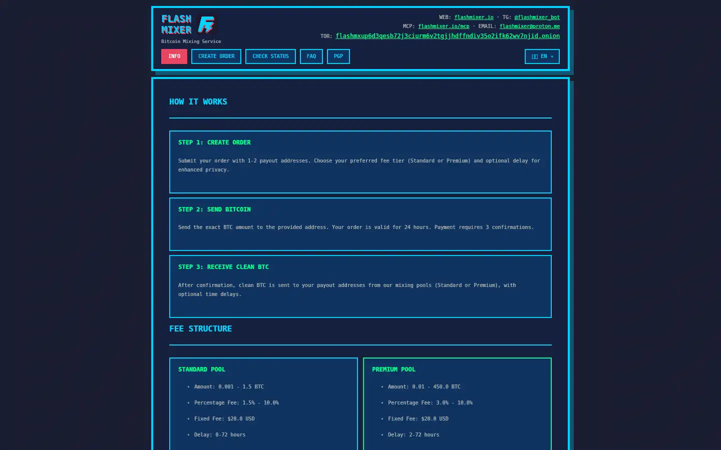 Screenshot of flashmixer.io