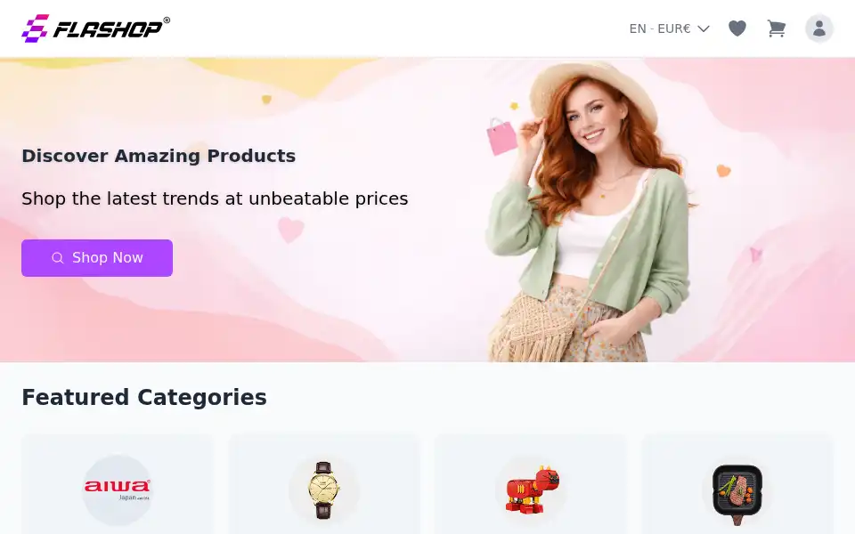 Screenshot of flashop.me