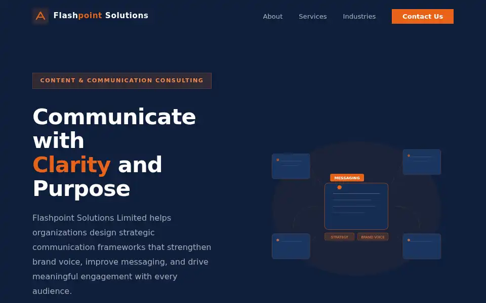 Screenshot of flashpointsolutionslimited.com