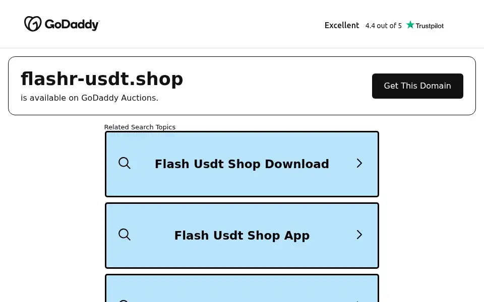 Screenshot of flashr-usdt.shop