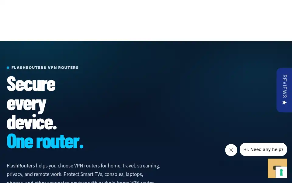Screenshot of flashrouters.com