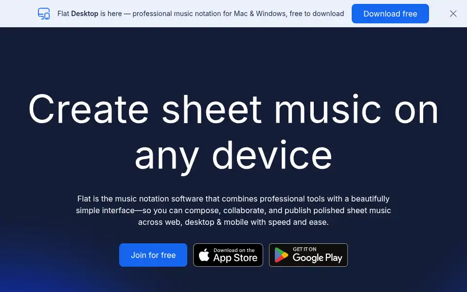 Screenshot of flat.io