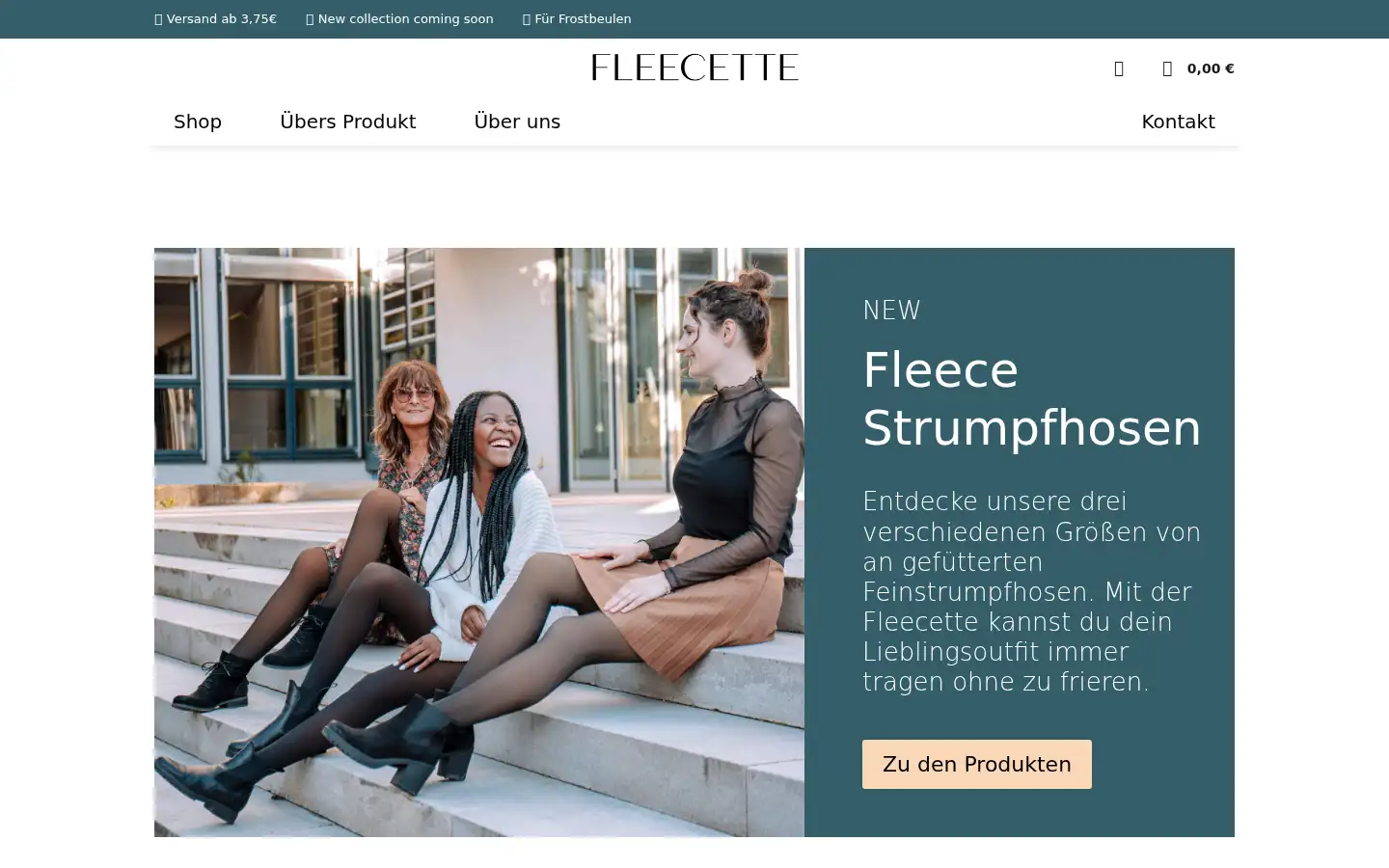Screenshot of fleecette.de
