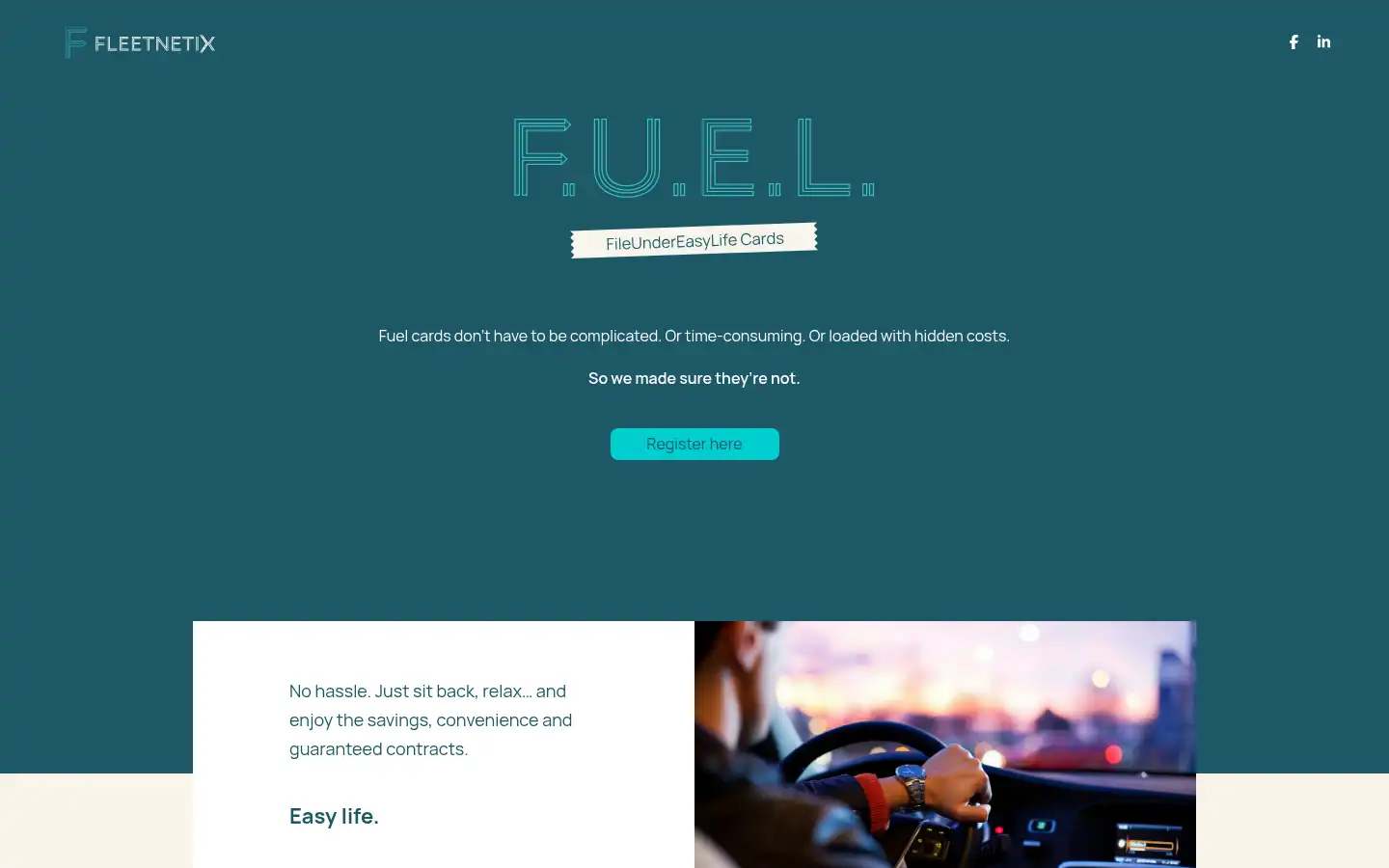 Screenshot of fleetnetix.co.uk