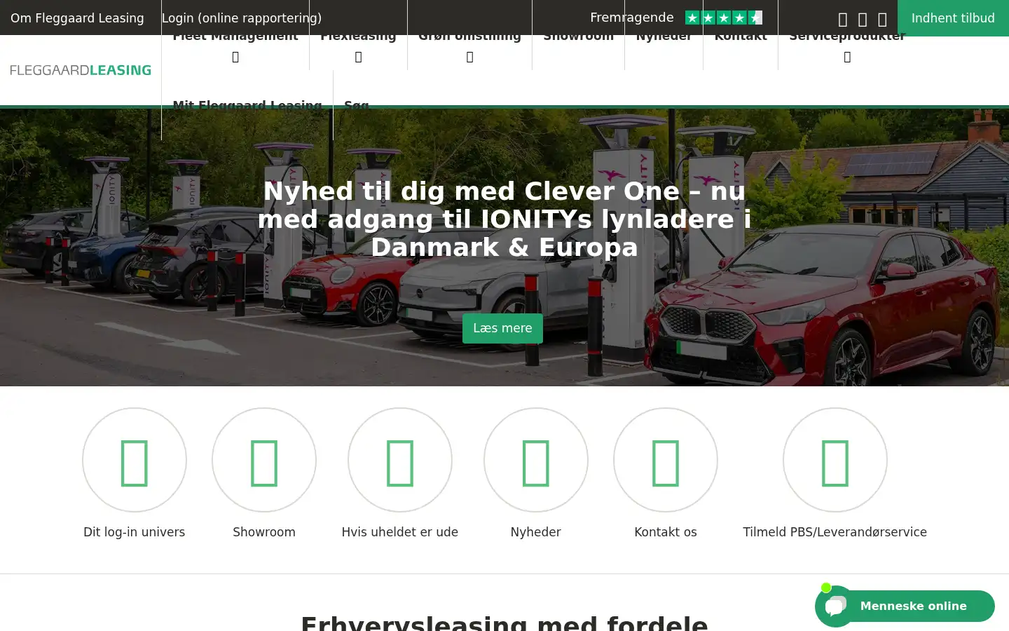 Screenshot of fleggaard-leasing.dk