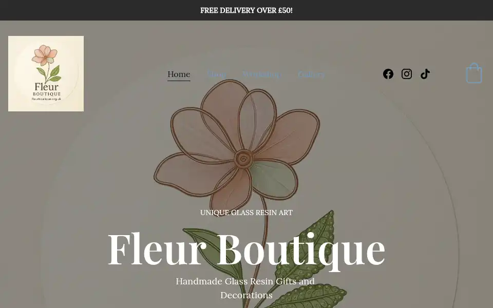 Screenshot of fleurboutique.org.uk