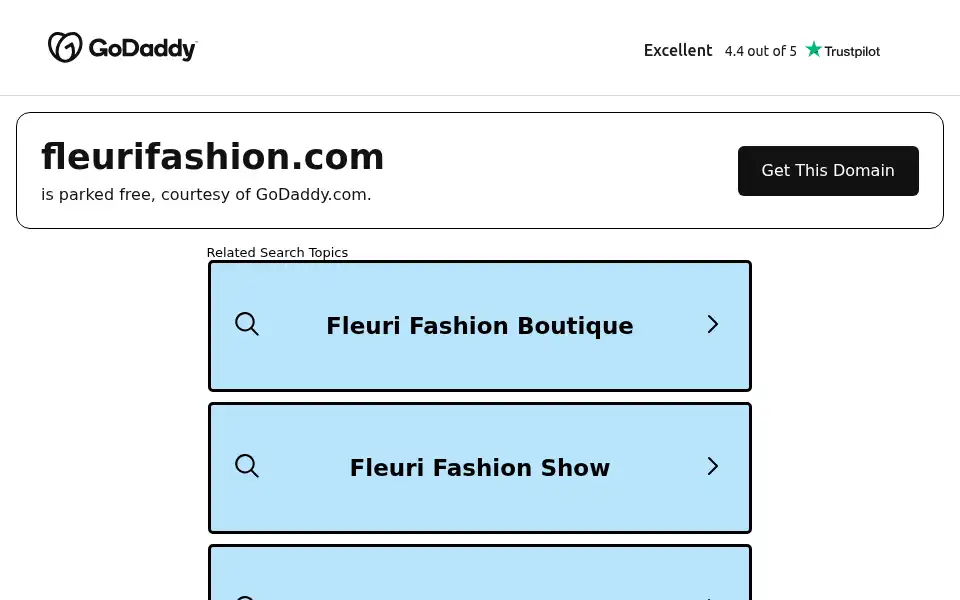 Screenshot of fleurifashion.com