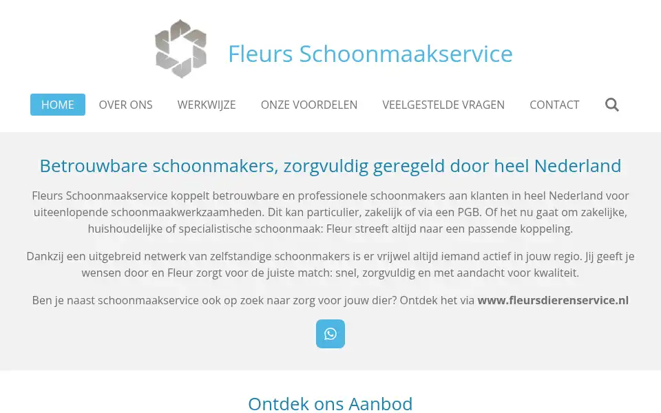 Screenshot of fleursallroundservices.nl