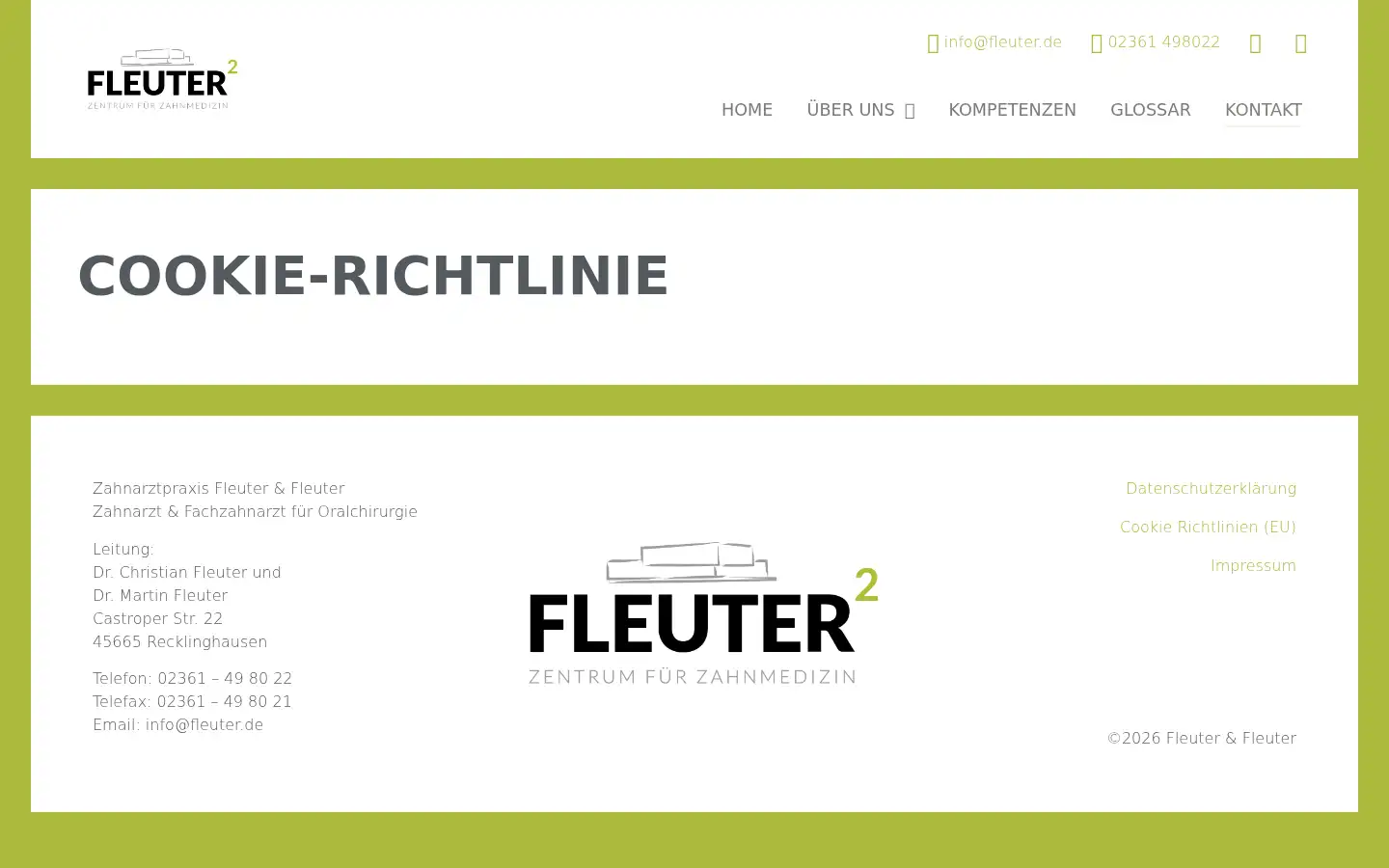Screenshot of fleuter.de