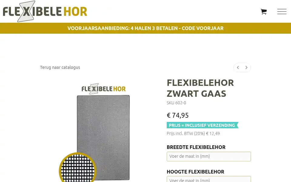 Screenshot of flexibelehor.nl