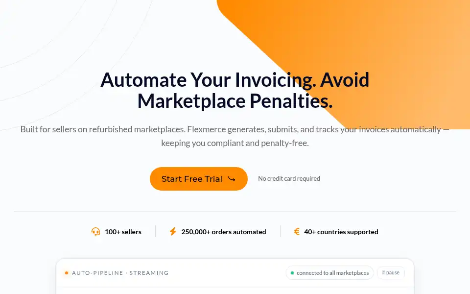 Screenshot of flexmerce.com