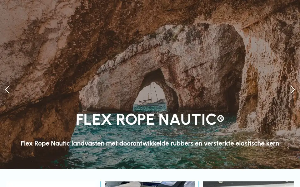 Screenshot of flexrope.nl