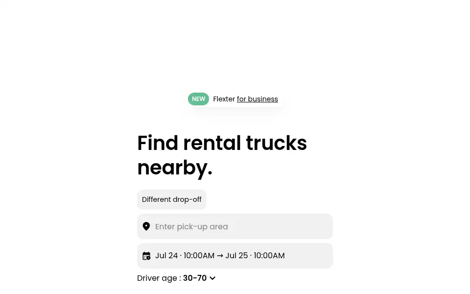 Screenshot of flexter.com