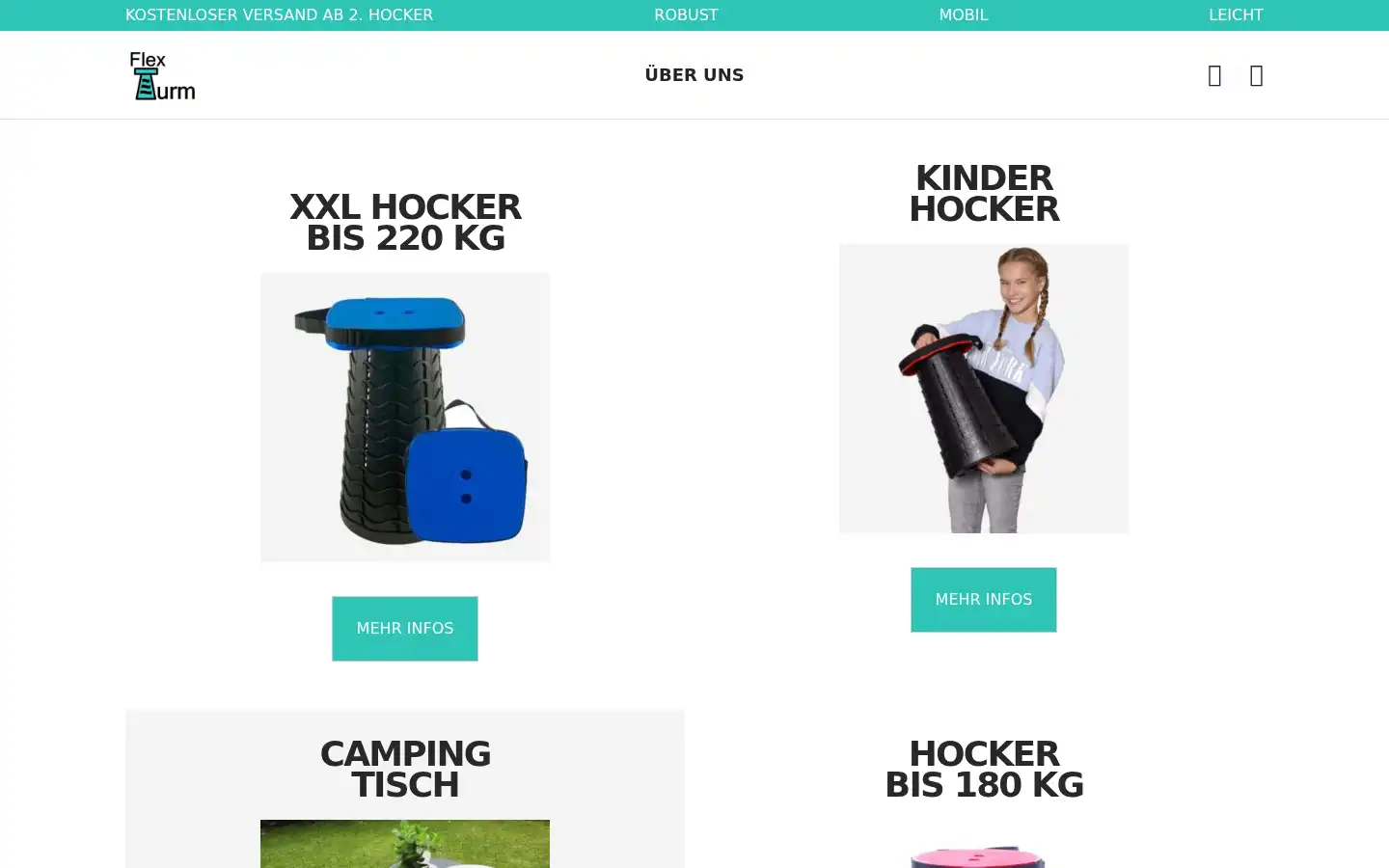 Screenshot of flexturm.de