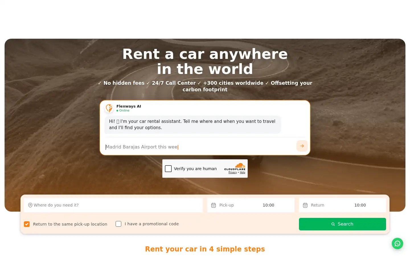 Screenshot of flexways.com