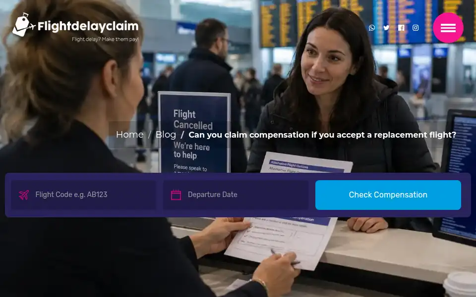 Screenshot of flightdelayclaim.com