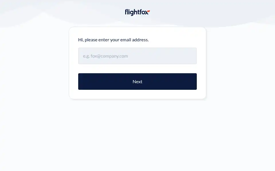 Screenshot of flightfox.com