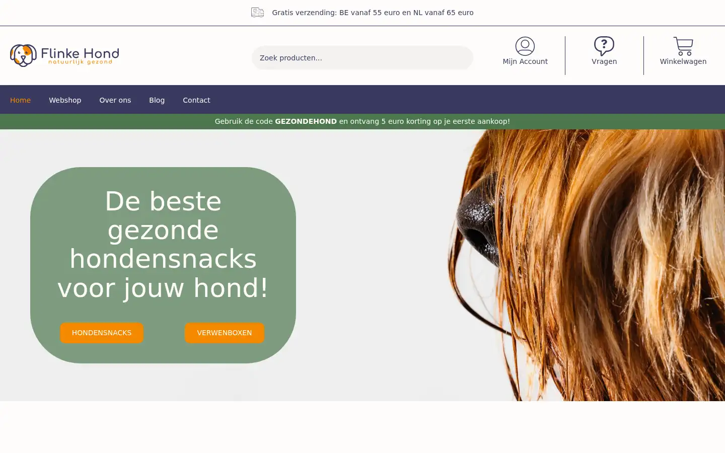 Screenshot of flinkehond.be