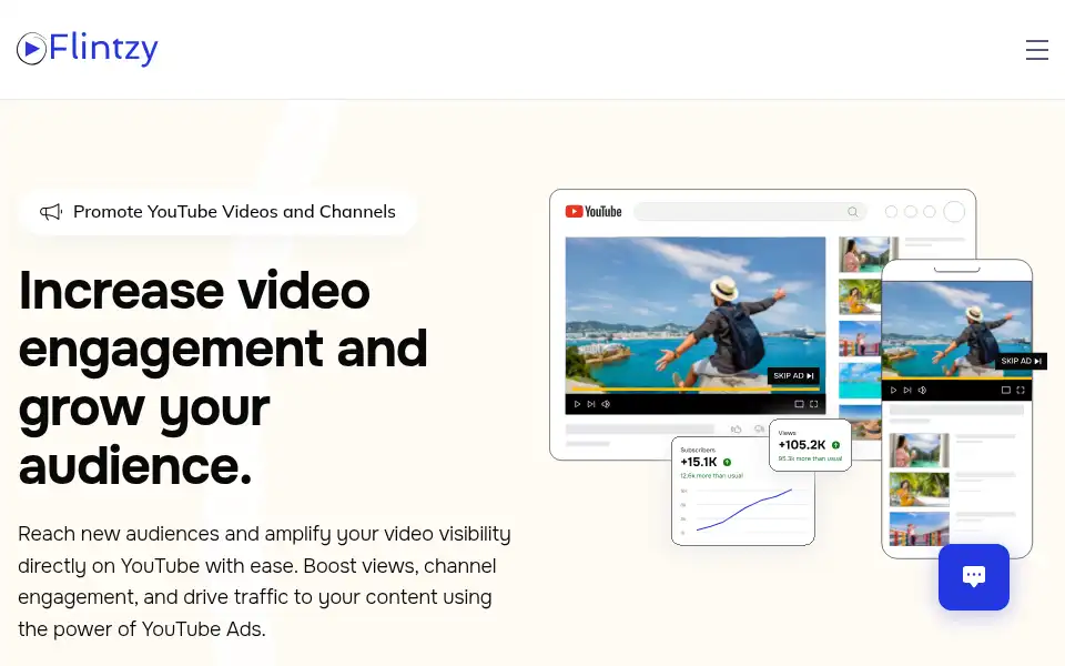 Screenshot of flintzy.com