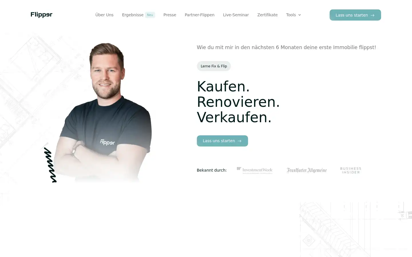Screenshot of flipperimmo.com
