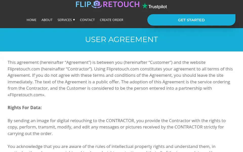Screenshot of flipretouch.com