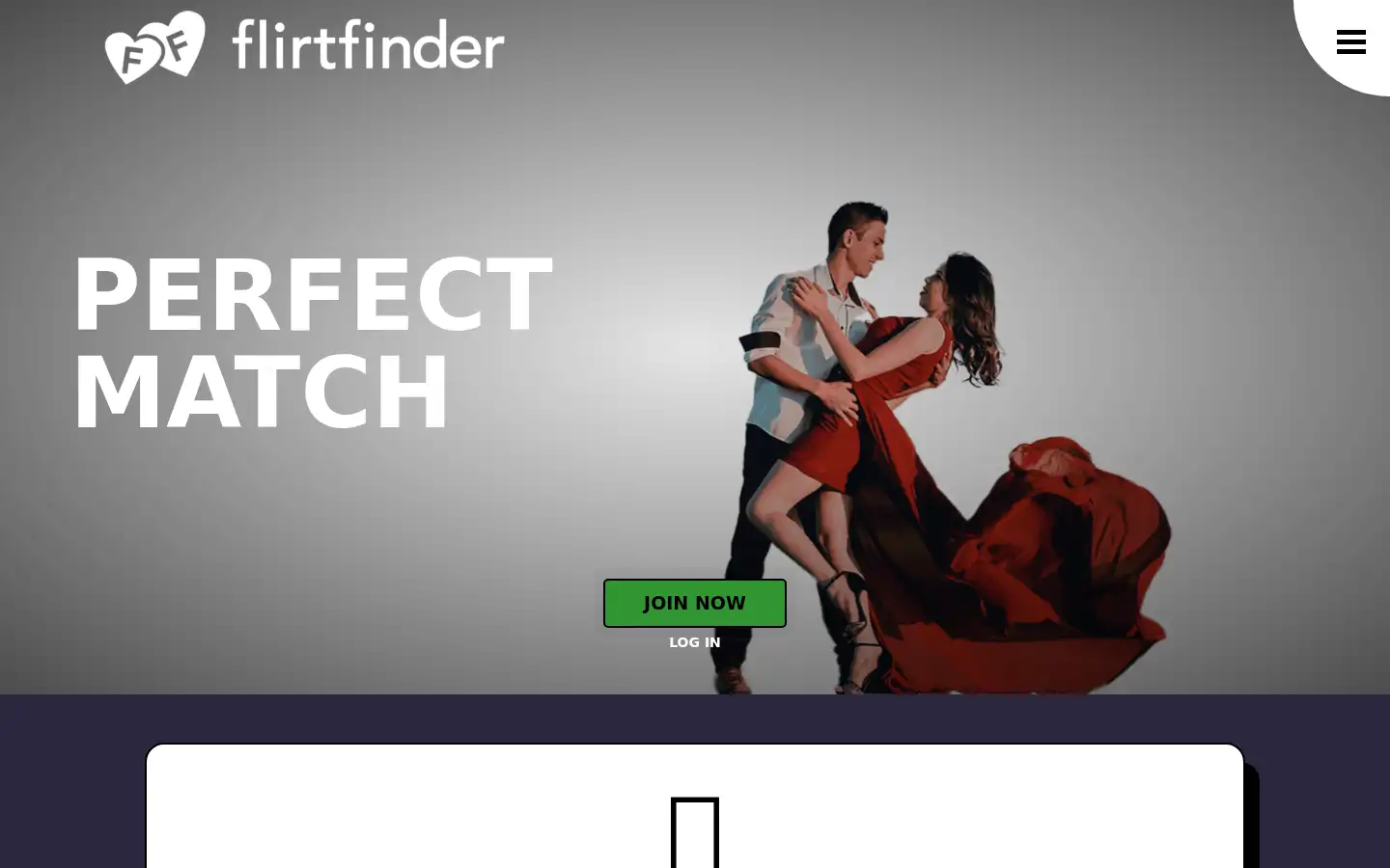 Screenshot of flirtfinder.mobi
