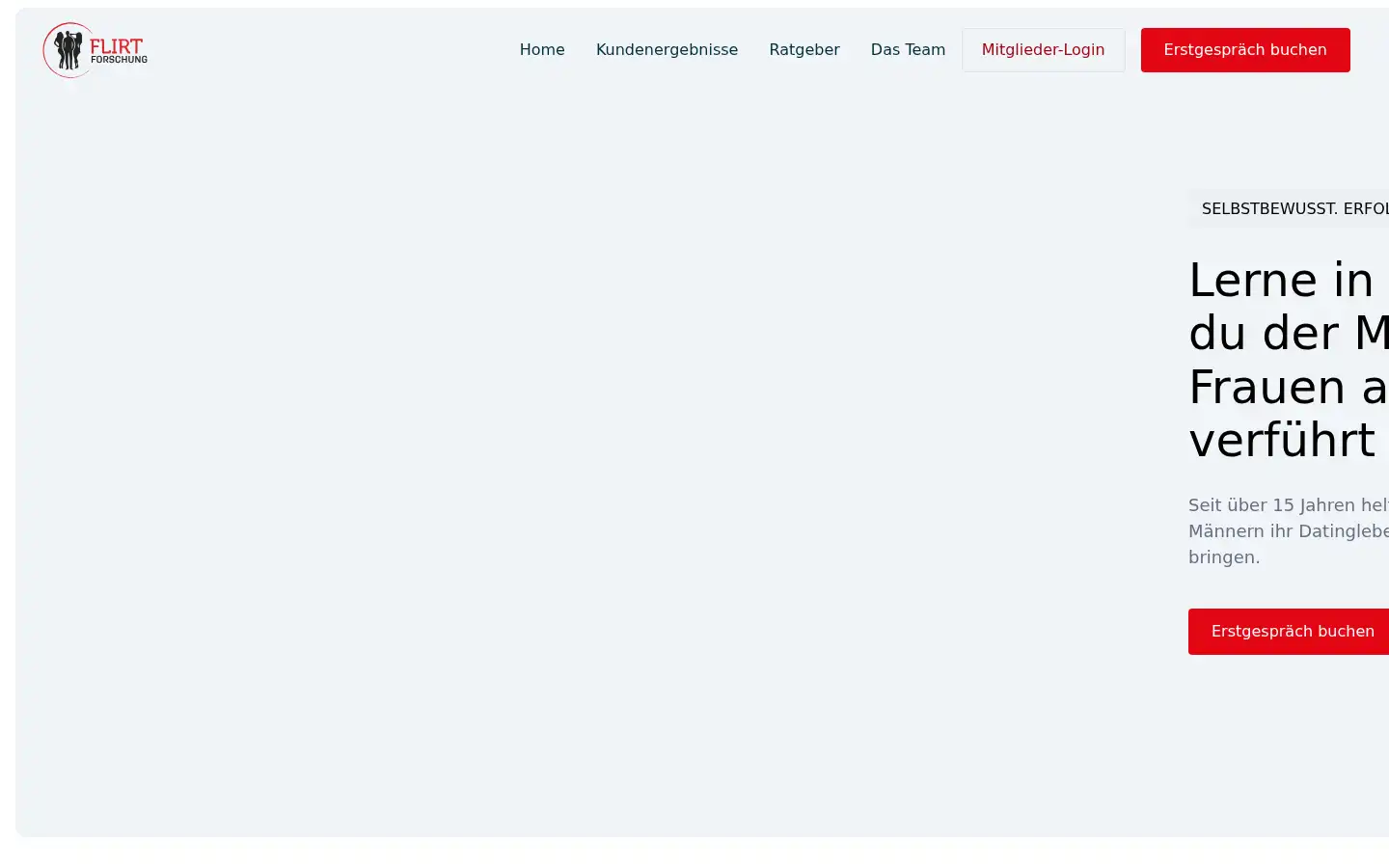 Screenshot of flirtforschung.de