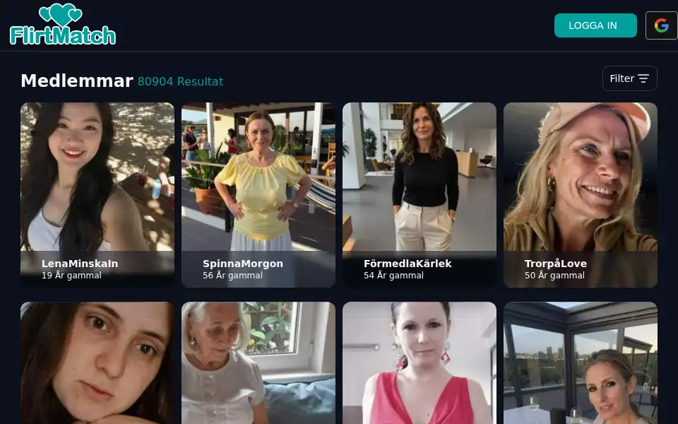 Screenshot of flirtmatch.se