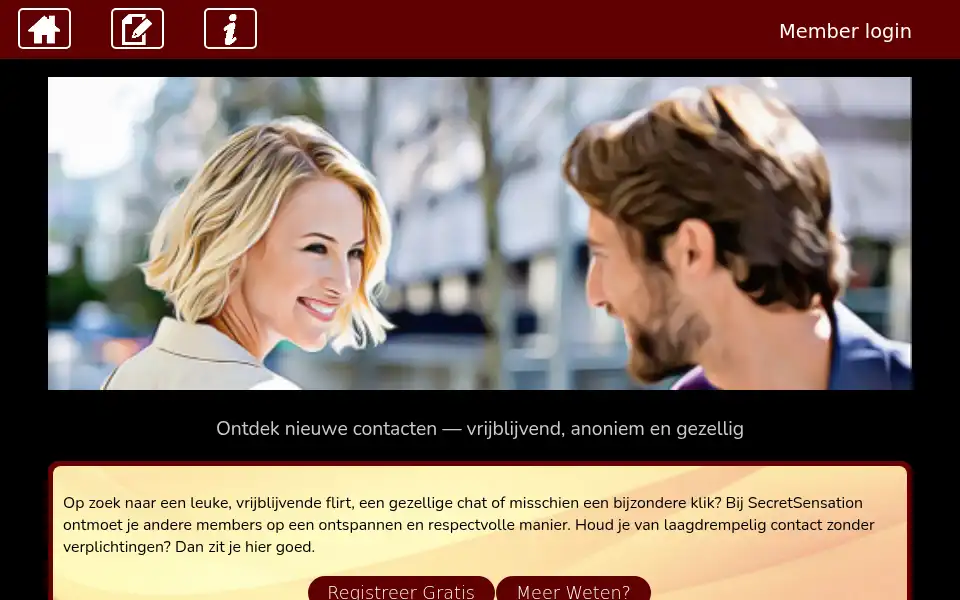 Screenshot of flirtsensation.nl