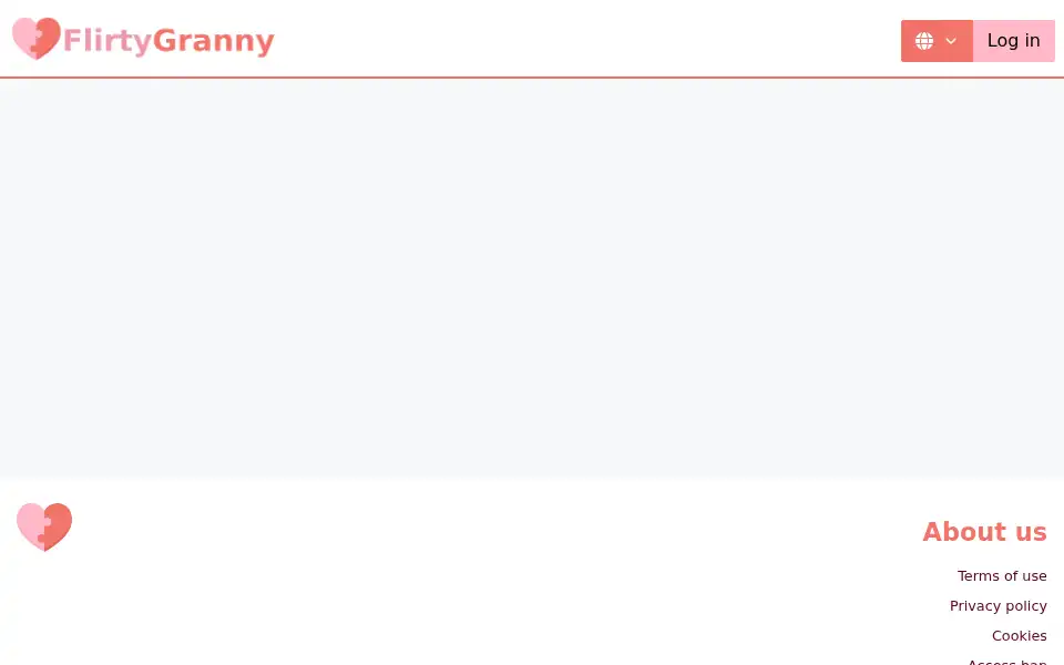 Screenshot of flirtygranny.com
