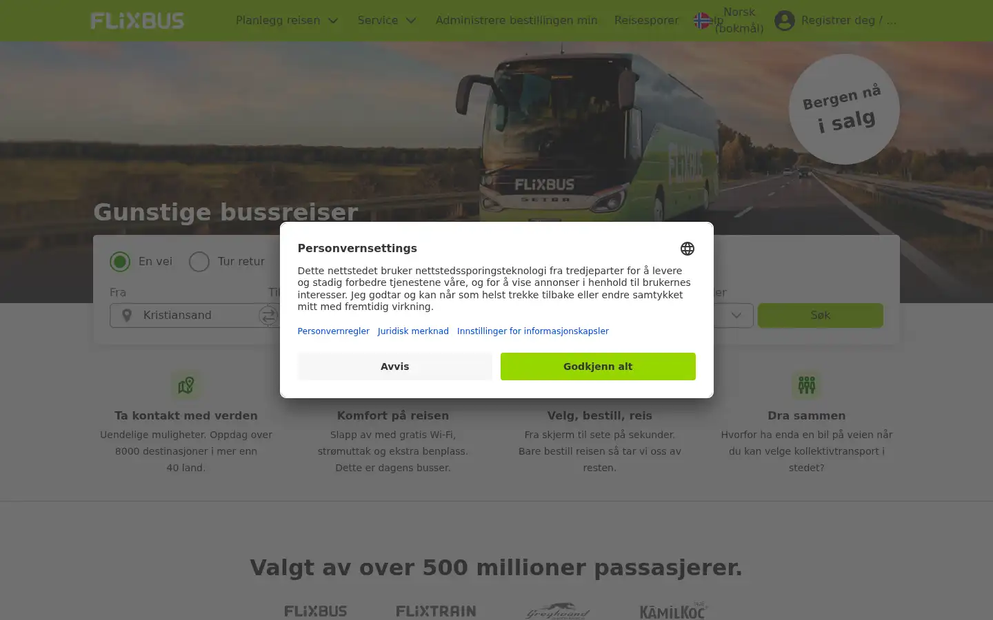 Screenshot of flixbus.nl
