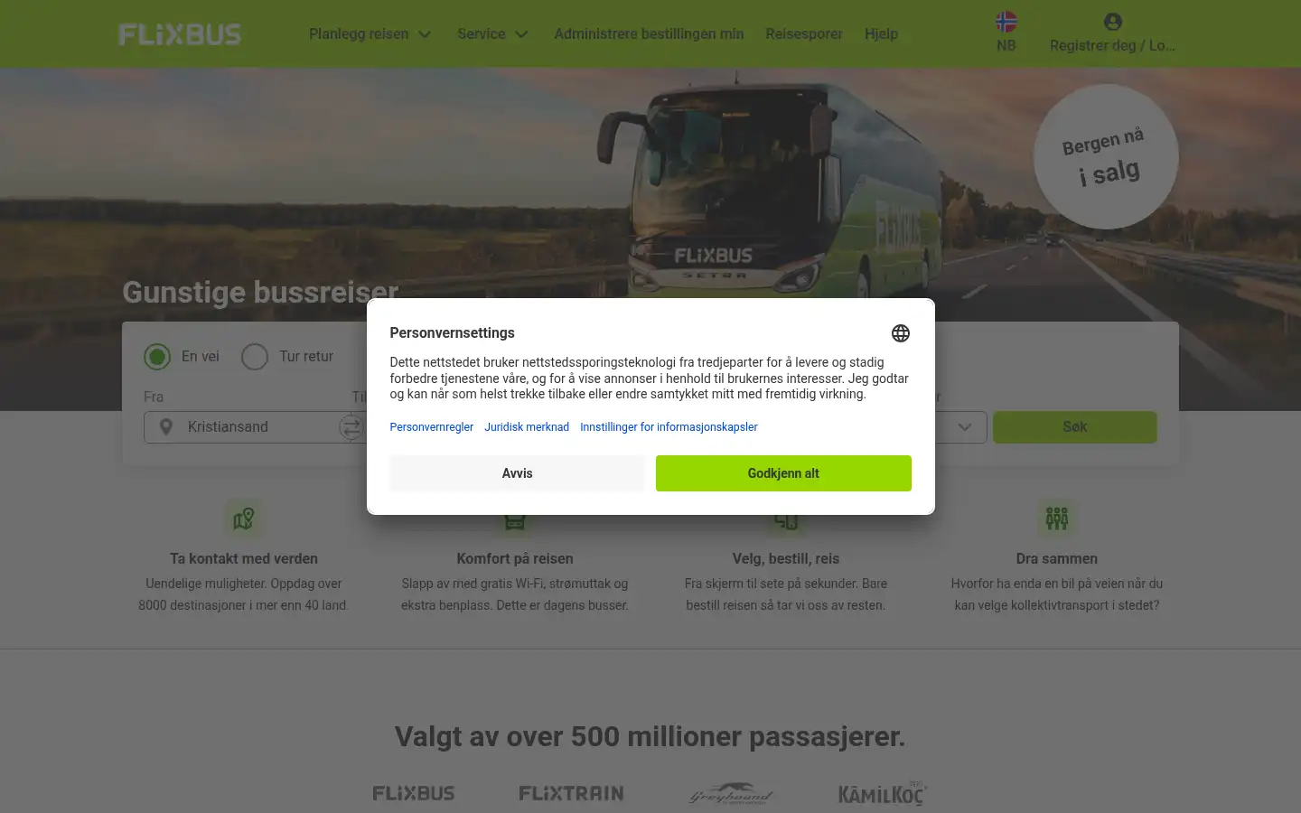 Screenshot of flixbus.ro