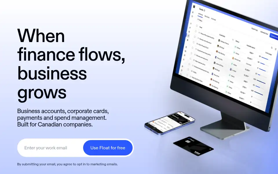 Screenshot of floatcard.com