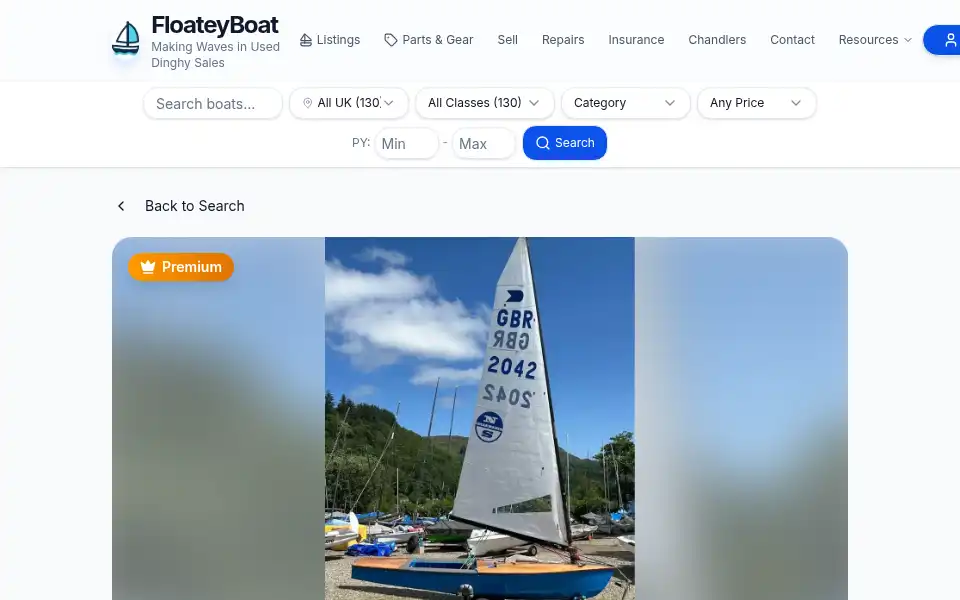 Screenshot of floateyboat.com