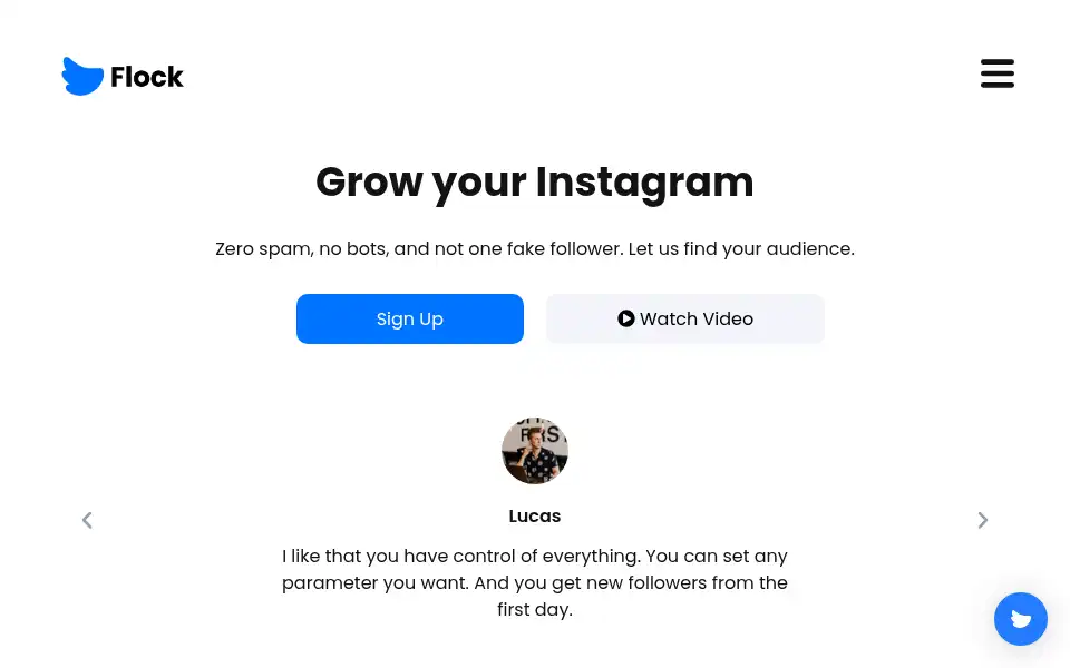 Screenshot of flocksocial.com