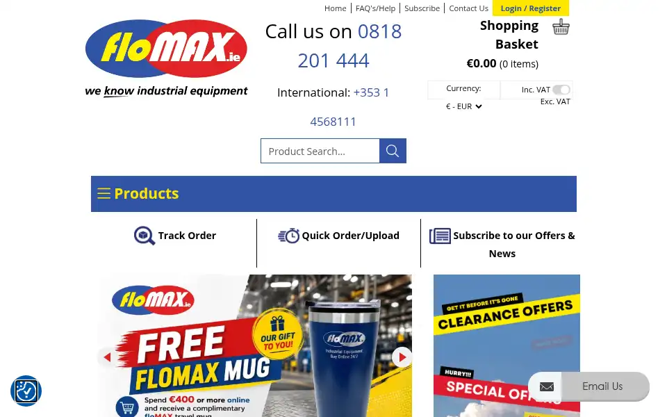 Screenshot of flomax.ie