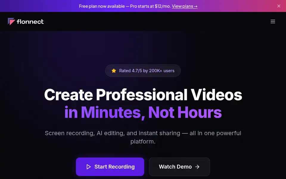 Screenshot of flonnect.com