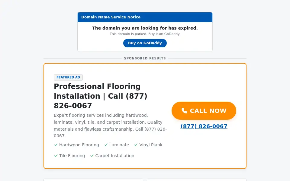 Screenshot of flooringcontractoracworth.com