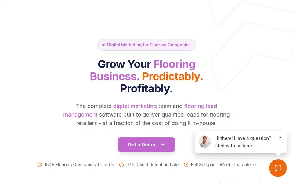 Screenshot of floorlaunch.com